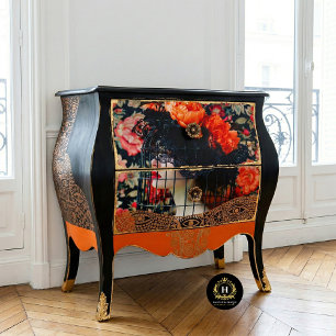 Papel De Seda Sombrero jaula para pájaros vintage decoupage flor