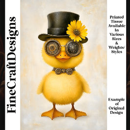 Papel De Seda Sombrero y gafas de patito caprichoso bebé L2 deco