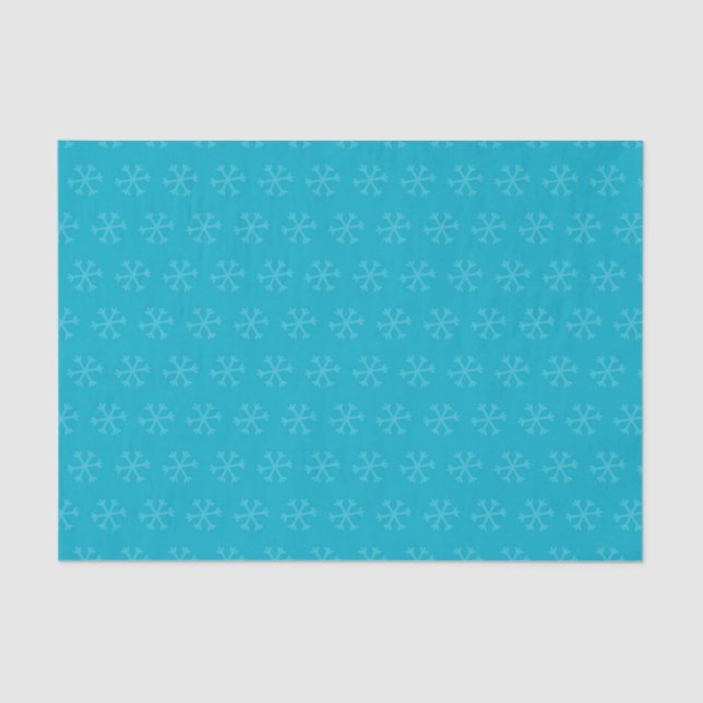 PAPEL DE SEDA SOMBRILLAS DE BOMBAS DE INVIERNO AZULES (Anverso)