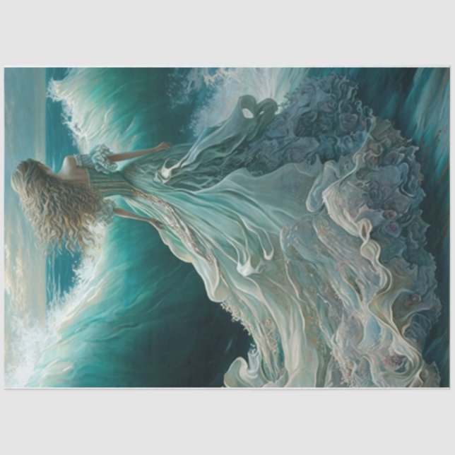 Papel De Seda Soñando con el mar (Anverso)