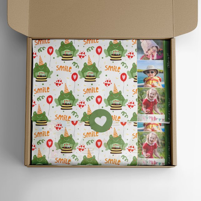 Papel De Seda Sonrisa de patrón de rana cutáneo Mensajes de text (Subido por el creador)