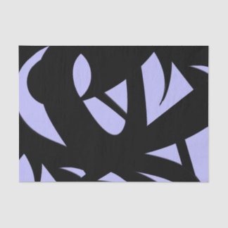 Papel De Seda Sorprendente arte moderno negro y lavanda