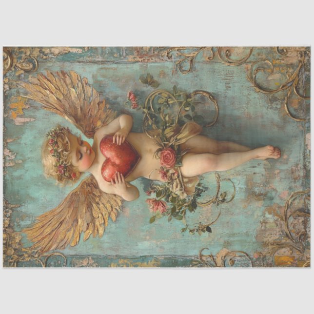 Papel De Seda Sostiene Mi Corazón (Anverso)