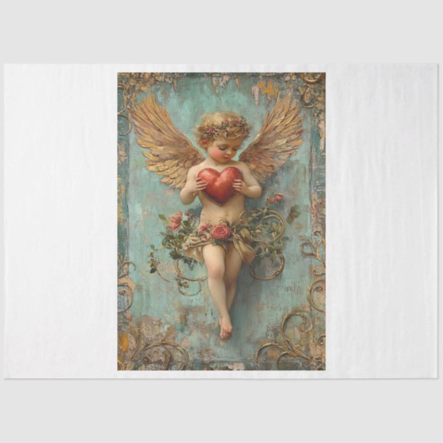 Papel De Seda Sostiene Mi Corazón (Anverso)