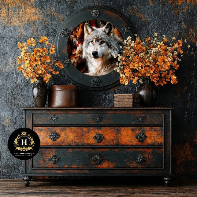 Papel De Seda Southwest Ember Wolf Portrait (Subido por el creador)