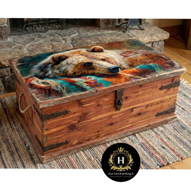 Papel De Seda Southwest Lodge Bear Portrait (Subido por el creador)