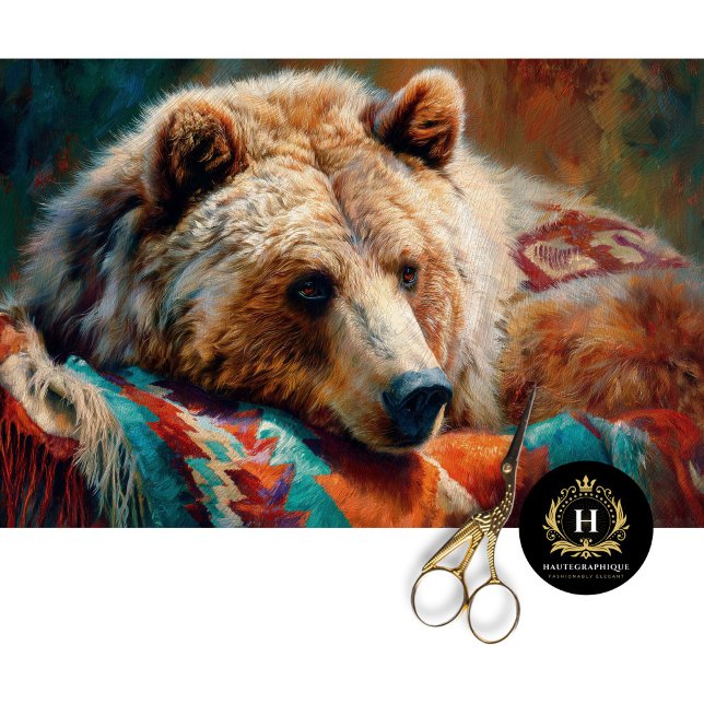 Papel De Seda Southwest Lodge Bear Portrait (Subido por el creador)