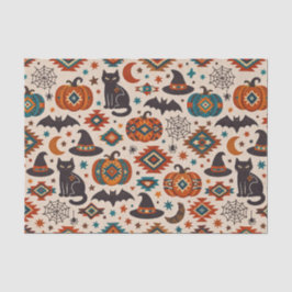 Papel De Seda Southwest Orange Pumpkin Halloween 