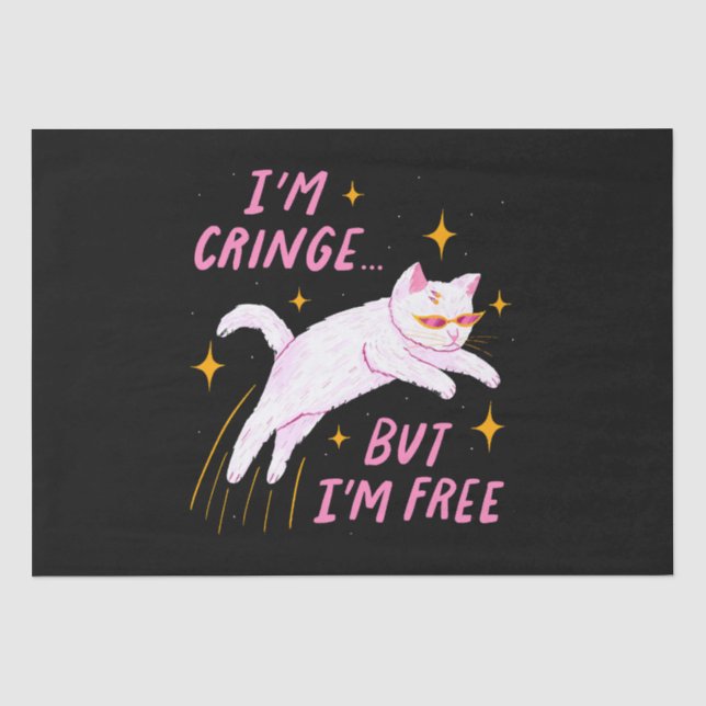 Papel De Seda Soy Cringe, Pero Soy Libre (Anverso)