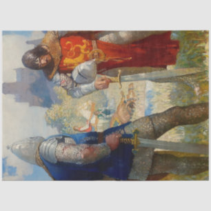 Papel De Seda “Soy el Sir Lancelot du Lake” de NC Wyeth