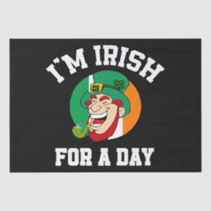 Papel De Seda Soy irlandés por un día de san patrono