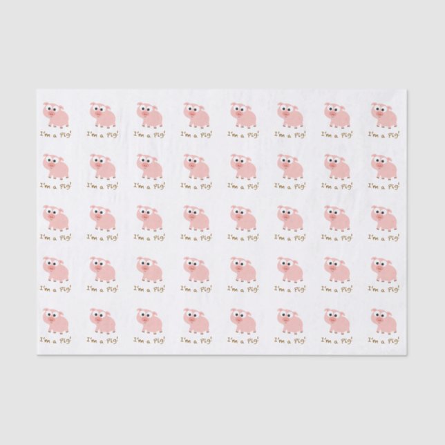 Papel De Seda Soy un cerdo (Anverso)