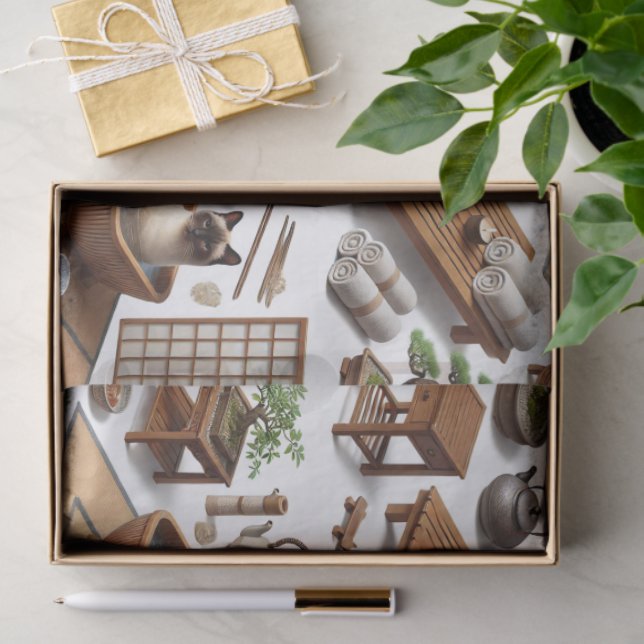 Papel De Seda Spa party for Siamese Cat Lovers  (Regalo )