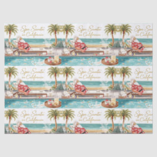 Papel De Seda Spa Santa en LA – Feliz Navidad
