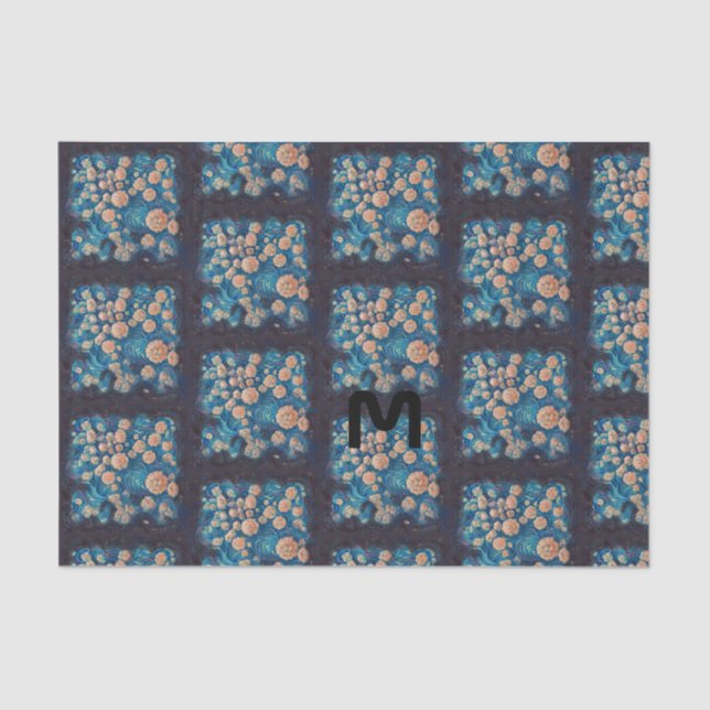 Papel De Seda Space Mimosa Golden Nebula Blossom (Anverso)