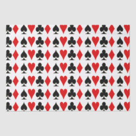 Papel De Seda Spade, Diamante, Club, Trajes De Tarjeta Para Juga