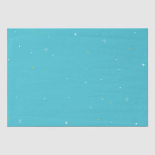 Papel De Seda Sparkly Little Stars Blue