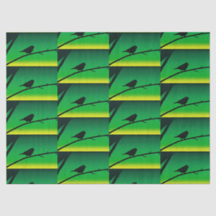 Papel De Seda Sparrow Silhouette On Limonene