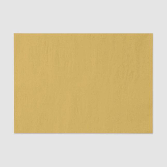 Papel De Seda Spicy Mustard Amarillo Color sólido moderno (Anverso)