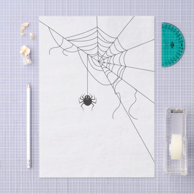Papel De Seda spider web (Artesanía)