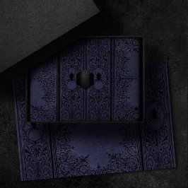 Papel De Seda Spider Witch | Dusty Purple Spiderweb Flourish