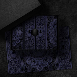 Papel De Seda Spider Witch | Dusty Purple Spiderweb Flourish