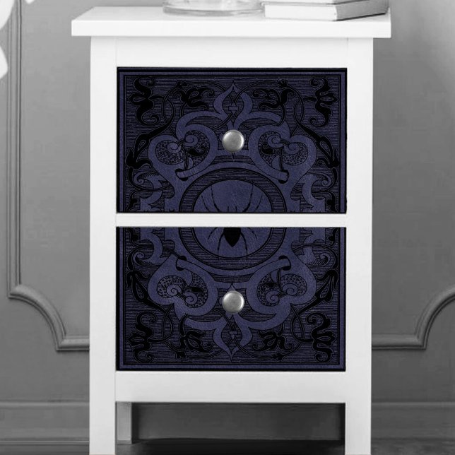 Papel De Seda Spider Witch | Dusty Purple Spiderweb Flourish (Subido por el creador)