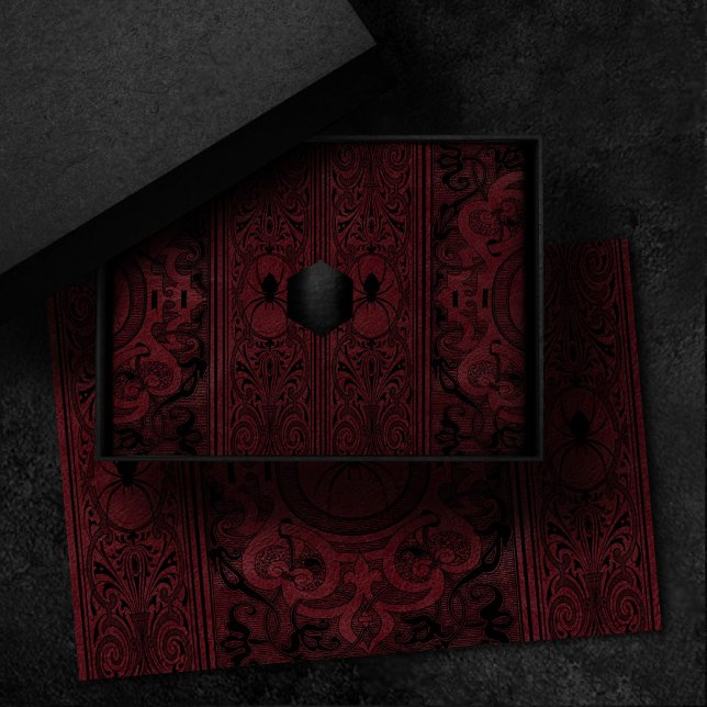 Papel De Seda Spider Witch | Fantasía negra de la Spiderweb Flor (Subido por el creador)