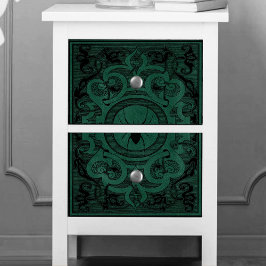 Papel De Seda Spider Witch | Florecimiento de la telaraña verde 