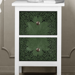 Papel De Seda Spider Witch | Sage Green Spiderweb Flourish