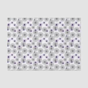 Papel De Seda Spiderweb & Purple Spider Patrón blanco de Hallowe