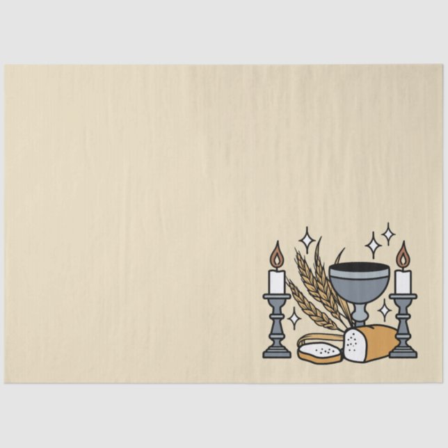 Papel De Seda Spiritual Faith and Grace – Uplifting Christian (Anverso)