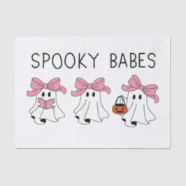 Papel De Seda Spooky babes cute ghost
