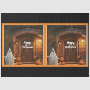 Papel De Seda Spooky Ghost Halloween Collection