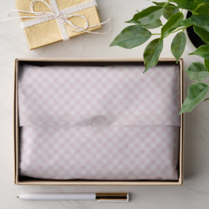 Papel De Seda Spring Retro Gingham Blush Suave
