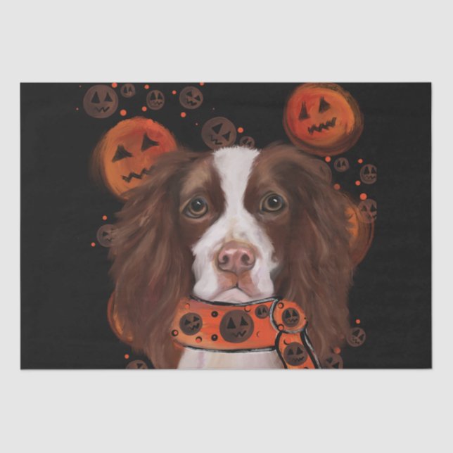 Papel De Seda Springer Spaniel Inglés       (Anverso)