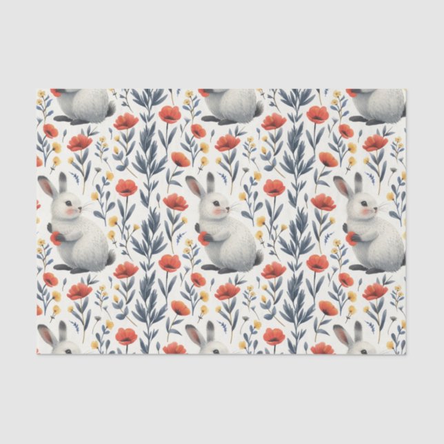 Papel De Seda Springtime Bunny (Anverso)
