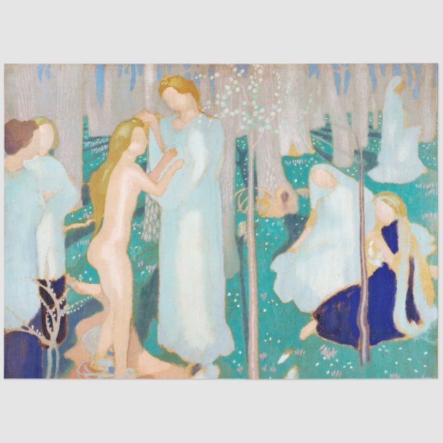 Papel De Seda Springtime, Maurice Denis (Anverso)