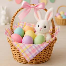 Papel De Seda Springtime Pink Lavender Plaid 