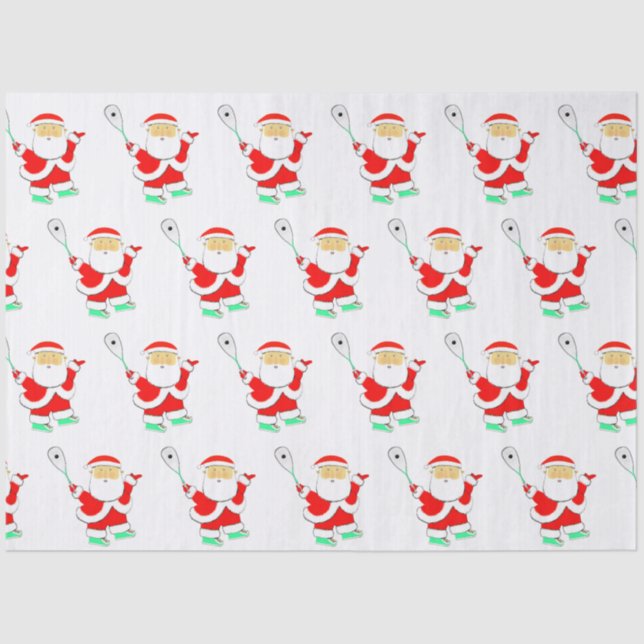 Papel De Seda Squash Player Holiday Gift (Anverso)