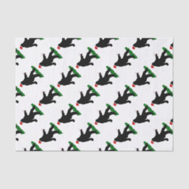 Papel De Seda Squatch de Navidad - Squatcheando con bastones de 
