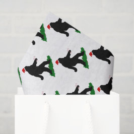 Papel De Seda Squatch de Navidad - Squatcheando con bastones de