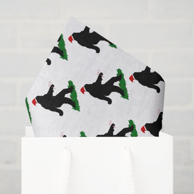 Papel De Seda Squatch de Navidad - Squatcheando con bastones de  (Bolsa de regalo)