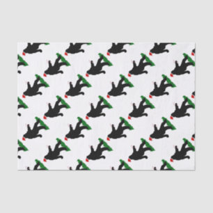 Papel De Seda Squatch navidad - Squatchin' con canes de canto