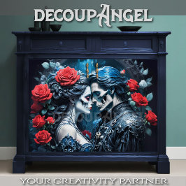 Papel De Seda Sr. y Sra. Dracula - Decoupage -