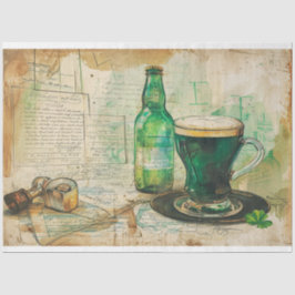 Papel De Seda St. Patrick Coffee Mocha Magic Irish Charms