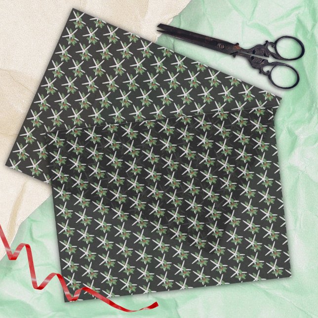 Papel De Seda Starfish negro y Navidades holly (Subido por el creador)