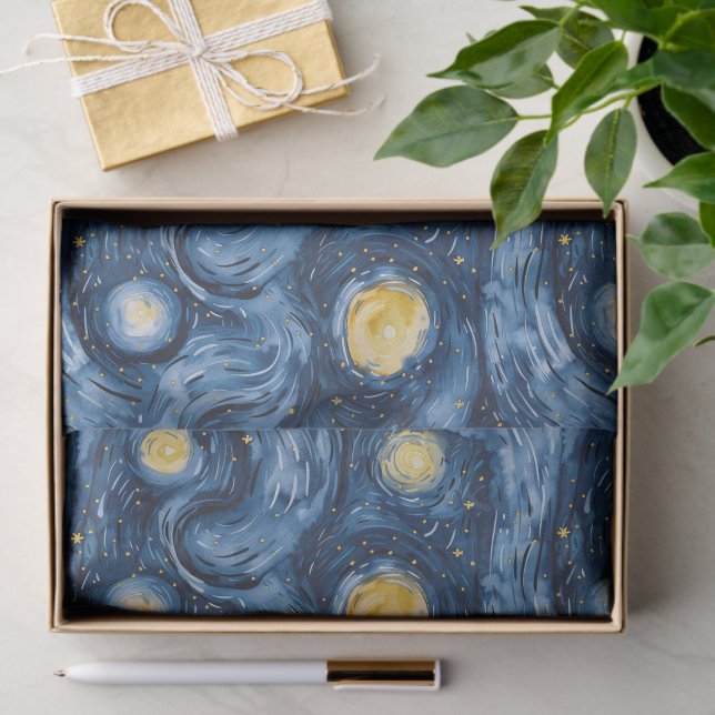 Papel De Seda Starry Night Skies Baby Shower (Regalo )