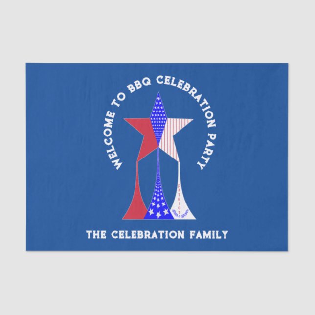 Papel De Seda Stars and Stripes Patriot (Anverso)