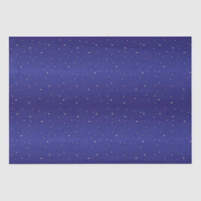 Papel De Seda STARS GOLD Tissue Paper (Anverso)